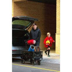 BLACK+DECKER FP0H131Collapsible Storage Cart Folding Utility Wagon Holds up to 176 lbs. Black Home & Lifestyle