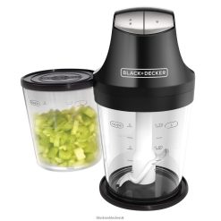 BLACK+DECKER FP0H2813 Cup Ergo Chopper With Two Nestable Bowls Kitchen