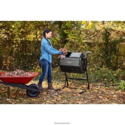 BLACK+DECKER FP0H410Dual Chamber Tumbling Composter 40 Gallon Outdoor