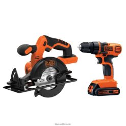 BLACK+DECKER FP0H54120V MAX POWERCONNECT Cordless Drill/Driver Circular Saw Combo Kit Tools