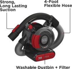 BLACK+DECKER FP0H5520V MAX Handheld Vacuum For Car Cleaning
