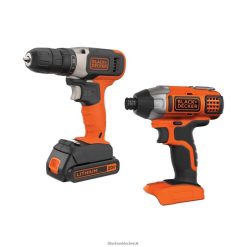 BLACK+DECKER FP0H58420V MAX POWERCONNECT Cordless Drill Impact Driver Combo Kit Tools